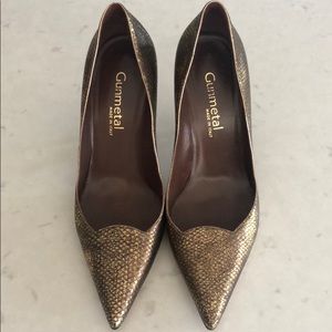 COPY - Gorgeous Italian made gunmetal shoes